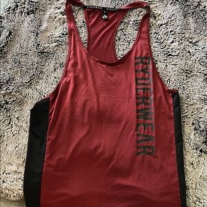 Ryderwear Men's Bold Red and Black Tank Top